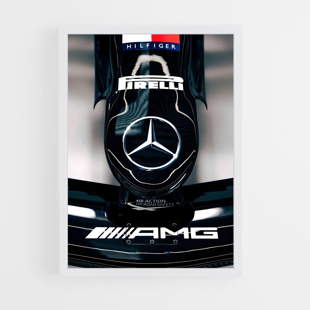 Poster Mercedes MP4 Vision – affiche Voitures de Formule 1 (vue 3)